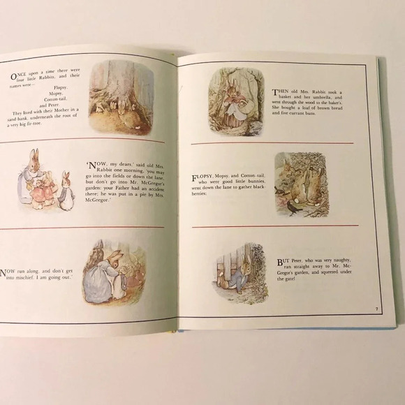 Vintage 1977 Peter Rabbit  and Other Stories by Beatrix Potter Castle Hardcover - Picture 10 of 16